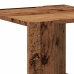 Mesa de centro de madera contrachapada envejecida 40x40x30 cm