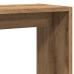 Mesa auxiliar madera contrachapada roble artisian 50x26x50 cm