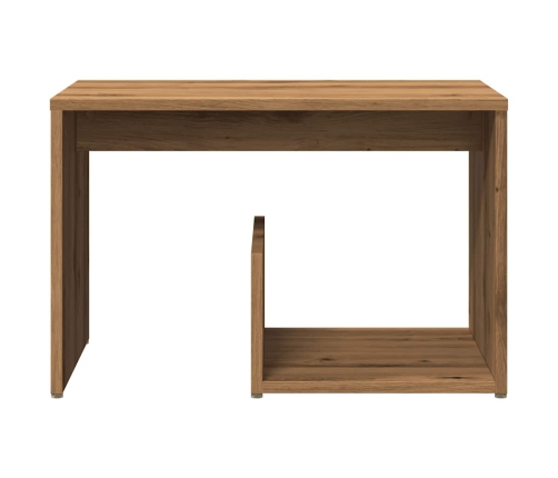 Mesa auxiliar de madera de ingeniería roble artisan 59x36x38 cm