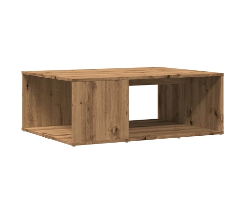 Mesa de centro madera de ingeniería roble artisan 90x67x33 cm