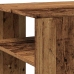 Mesa de centro de madera contrachapada envejecida 100x50x40 cm