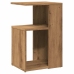 Mesa auxiliar de madera contrachapada roble artisan 36x30x56 cm