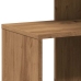 Mesa auxiliar de madera contrachapada roble artisan 36x30x56 cm