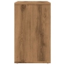 Mesa auxiliar de madera contrachapada roble artisan 50x30x50 cm