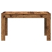 Mesa de comedor madera ingeniería envejecida 140x74,5x76 cm