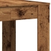 Mesa de comedor madera ingeniería envejecida 140x74,5x76 cm