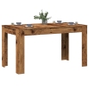 Mesa de comedor madera ingeniería envejecida 140x74,5x76 cm