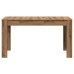 Mesa de comedor madera ingeniería roble artisan 140x74,5x76 cm