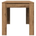 Mesa de comedor madera ingeniería roble artisan 140x74,5x76 cm