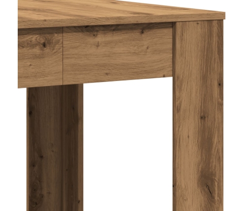 Mesa de comedor madera ingeniería roble artisan 140x74,5x76 cm