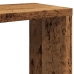 Estantes cubo de pared 2 uds madera envejecida 30x15x30 cm