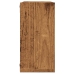 Estantes cubo de pared 4 uds madera envejecida 30x15x30 cm