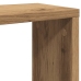 Estantes cubo de pared 6 uds madera roble artisan 30x15x30 cm