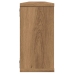 Estantes cubo de pared 2 uds madera roble artisan 100x15x30 cm