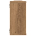 Estantes cubo de pared 4 uds madera roble artisan 100x15x30 cm