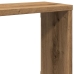 Estantes cubo de pared 4 uds madera roble artisan 100x15x30 cm