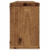 Estantes cubo de pared 4 uds madera envejecida 60x15x23 cm