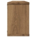 Estantes cubo de pared 2 uds madera roble artisan 60x15x23 cm