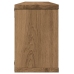 Estantes cubo de pared 4 uds madera roble artisan 60x15x23 cm