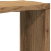 Estantes cubo de pared 4 uds madera roble artisan 60x15x23 cm