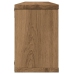 Estantes cubo de pared 6 uds madera roble artisan 60x15x23 cm