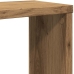 Estantes cubo de pared 6 uds madera roble artisan 60x15x23 cm