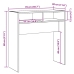 Mesa consola madera de ingeniería envejecida 78x30x80 cm