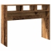 Mesa consola madera contrachapada envejecida 105x30x80 cm