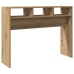 Mesa consola madera de ingeniería roble artesanal 105x30x80 cm