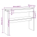 Mesa consola madera de ingeniería roble artesanal 102x30x80 cm