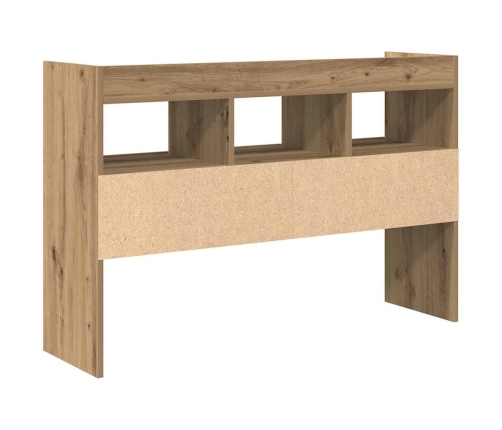 Aparador madera contrachapada roble artisian 105x30x70 cm