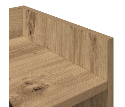 Aparador madera contrachapada roble artisian 105x30x70 cm