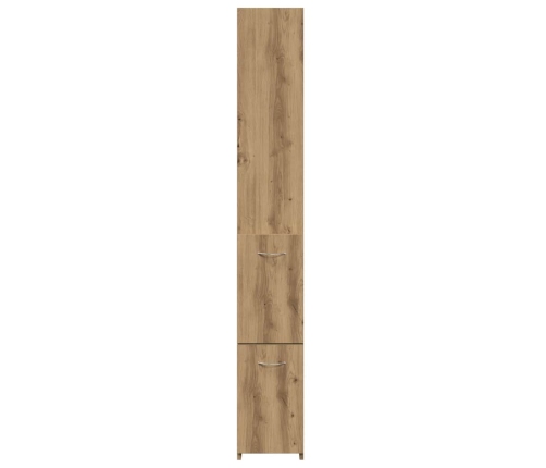 Armario de baño madera de ingeniería roble artisan 25x25x170 cm