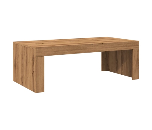 Mesa de centro madera de ingeniería roble artisan 102x50x35 cm