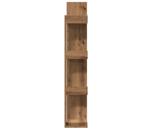 Estantería de madera de ingeniería roble artisan 86x25,5x140 cm