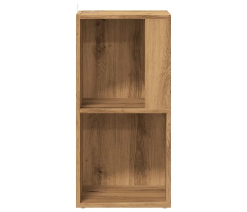 Mueble de esquina madera ingeniería roble artisan 33x33x67 cm