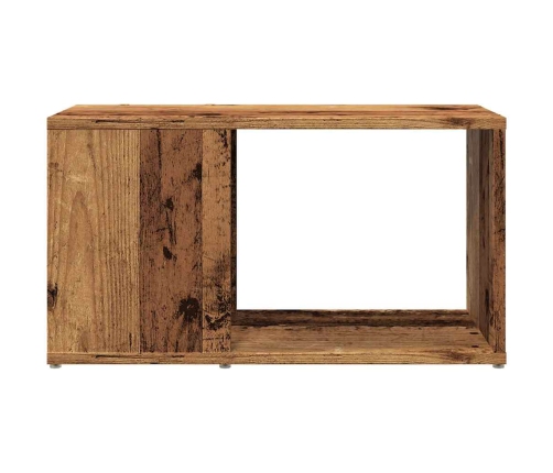 Mueble de TV madera de ingeniería envejecida 60x24x32 cm