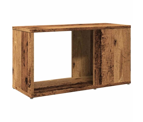 Mueble de TV madera de ingeniería envejecida 60x24x32 cm