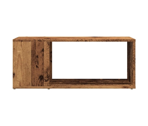 Mueble de TV madera de ingeniería envejecida 80x24x32 cm