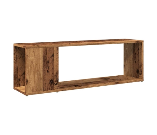 Mueble para TV madera ingeniería madera envejecida 100x24x32 cm