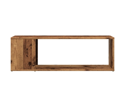 Mueble para TV madera ingeniería madera envejecida 100x24x32 cm