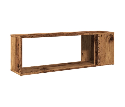 Mueble para TV madera ingeniería madera envejecida 100x24x32 cm