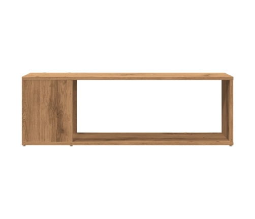 Mueble para TV madera de ingeniería roble artisan 100x24x32 cm