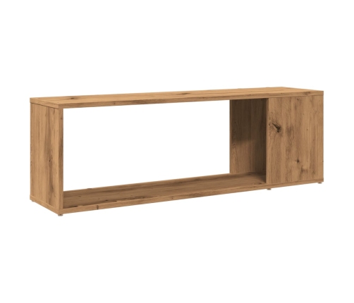 Mueble para TV madera de ingeniería roble artisan 100x24x32 cm