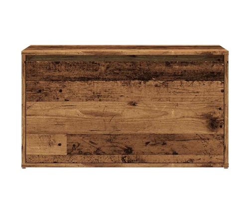 Banco de pasillo de aglomerado madera vieja 80x40x45 cm