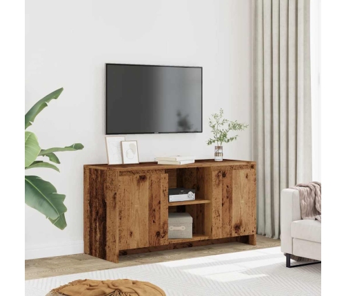 Mueble de TV madera de ingeniería envejecida 102x37,5x52,5 cm