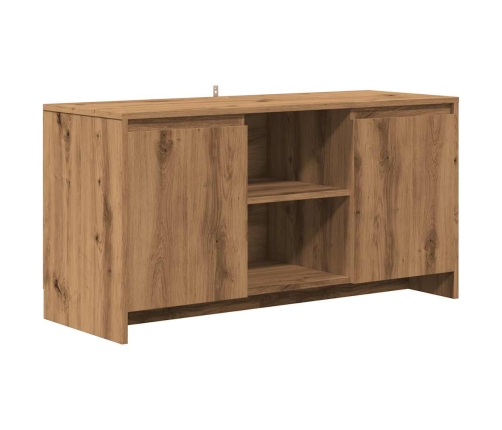 Mueble de TV madera ingeniería roble artesanal 102x37,5x52,5cm