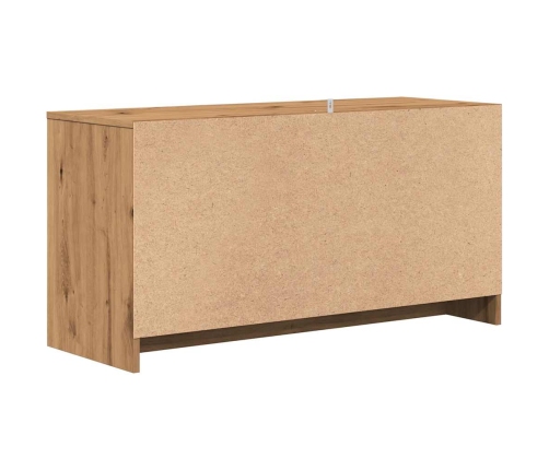 Mueble de TV madera ingeniería roble artesanal 102x37,5x52,5cm