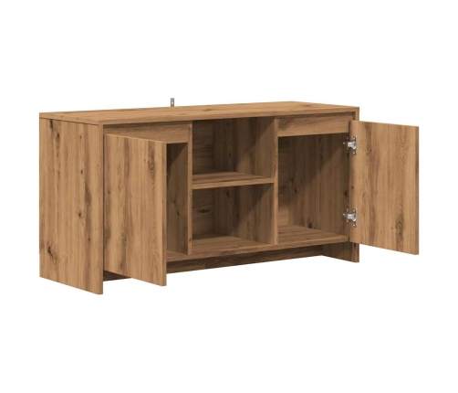 Mueble de TV madera ingeniería roble artesanal 102x37,5x52,5cm