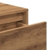 Mesa consola madera ingeniería roble artesanal 100x35x76,5 cm